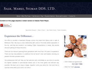 smsdentalgroup.com: Welcome to Salk, Marks, Sigman DDS.
Slak, Marks, Sigman family dentistry has over 100 years of experience in bring the best and most comfortable dental experience in the Chicago area.