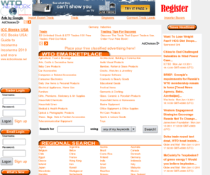 wtonetwork.com: WTO Network - The World Trade Networks for manufactuers
WTO Network is the global e-markert place where all traders, buyers, seller and manufacturers will meet and trade!