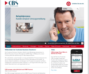 evu-manager.com: CBS - Customer Business Solutions
Wir unterstützen unsere Kunden von der ganzheitlichen Prozessanalyse bis hin zur Umsetzung individueller Business Process-Management-Konzepte.