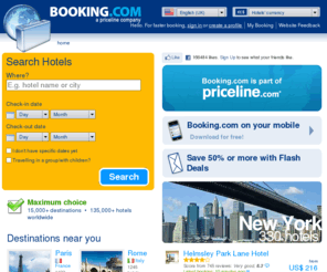 lower-rate-than-booking.com: Booking.com: 120000+ hotels worldwide. Book your hotel now!
Save up to 75% on hotels in 15,000 destinations worldwide. Read hotel reviews and find the guaranteed best price on a choice of hotels to suit any budget.