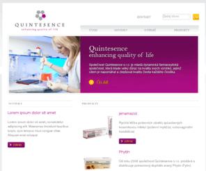 quintesence.cz: QUINTESENCE - enhancing quality of life
Quintesence - enhancing quality of life