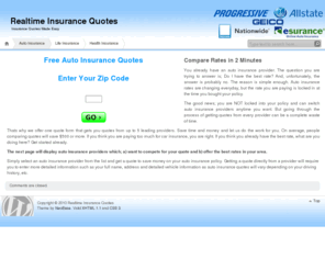 realtimeinsurancequotes.com: Realtime Insurance Quotes
