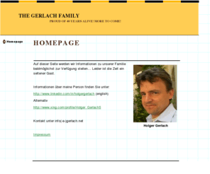 werion.com: Holger Gerlach, The Gerlach Family
Holger Gerlach, The Gerlach Family