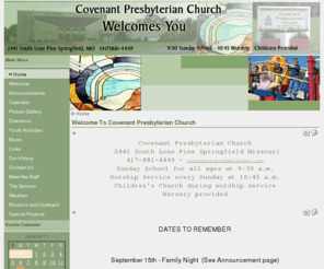 covenantpresby.com: Covenant Presbyterian Church
Covenant Presbyterian Church