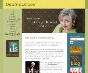 maxedout.net: Debi Stack ::: Writer, Speaker, Mom
Description