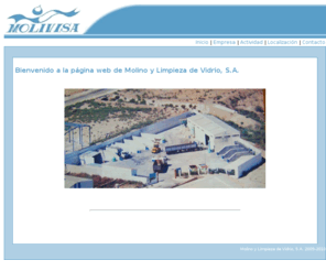 molivisa.com: MOLIVISA - Molino y Limpieza de Vidrio, S.A.
Molivisa, empresa andaluza dedicada al sector del reciclaje, recuperación, clasificación y tratamiento de los distintos tipos de vidrio. 