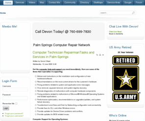palmspringscomputerrepair.com: Palm Springs Computer Repair Network | Palm Springs - Palm Desert Computer Repair SEO Web Designer Network
Palm Springs Computer Repair Network Computer Technician RepairmanTasks and Services in Palm Springs Written by Devon ONeal Wednesday, 10 June 2009...
