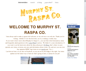 raspaland.com: Murphy St. Raspa Co.
raspas, alpine, texas, mexican, mexican-american, chicano, art, ice cream, gifts