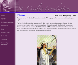 stceciliafoundation.org: St. Cecilia
St. Cecilia Foundation