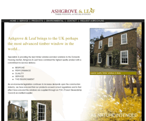 ashgroveleaf.co.uk: Ashgrove & Leaf - Timber Windows as Nature Intended
Enter a site description here.