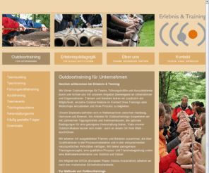 erlebnisundtraining.de: Erlebnis & Training - Outdoortraining für Unternehmen
