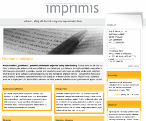 firemnipublikace.cz: imprimis - firemní publikace, časopisy, brožury, magazíny, newslettery, redakční práce, redigování
