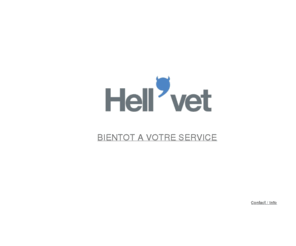 hellvet.com: Preview
BIENTOT EN LIGNE