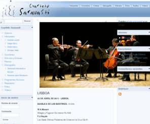 saravasti.com: Saravasti | El Cuarteto Saravasti es un grupo de Música de Camara que se ha consolidado como uno de los mejores de España
