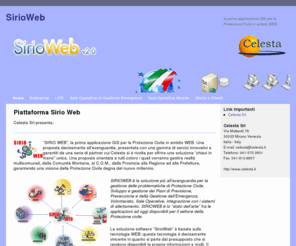 sirioweb.com: SirioWeb | la prima applicazione GIS per la Protezione Civile in ambito WEB.
 SirioWeb - la prima applicazione GIS per la Protezione Civile in ambito WEB. 