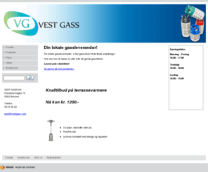 vestgass.com: VEST GASS AS - Forside
En kort beskrivelse av bedriften og hva den driver med