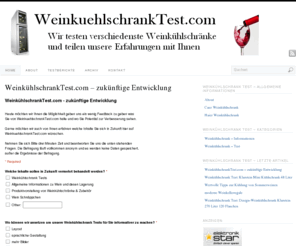 weinkuehlschranktest.com: Tests verschiedener Weinkühlschränke | WeinkuehlschrankTest.com
Hier bei WeinkuehlschrankTest.com testen wir verschiedenste Weinkühlschränke und teilen unsere Erfahrungen mit Ihnen. Egal ob Weinkühlschränke mit zwei Zonen, Caso Weinkühlschränke, usw... hier finden Sie alle Informationen die Sie benötigen.