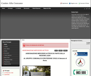 alfagenzano.org: Home
Sito ufficiale del Gruppo Comunale Volontari di Protezione Civile "Centro Alfa" Genzano Di Roma