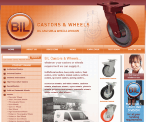 bilgroup.info: BIL Castors and Wheels - Casters, Castors, Pneumatic Wheels
BIL Castors and Wheels manufactures and supplies castors, casters and pneumatic wheels. Great deals on casters, big savings on pneumatic wheels. Huge selection of castors for all applications 