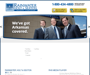 spineinjurylaw.com: Arkansas Personal Injury Lawyer | Little Rock Accident Attorney | Rainwater, Holt & Sexton | AR Lawsuits
Our Little Rock Arkansas personal injury lawyers and attorneys have successfully prosecuted personal injury claims and wrongful death claims arising from auto accidents, tractor-trailer accidents and train accidents.  We accept nursing home abuse claims and brain injury claims.