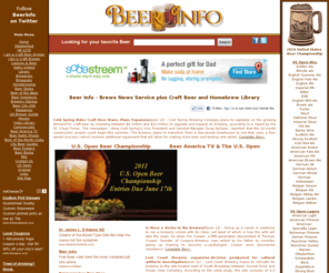 beerinfo.com: Beer Info - Brews News Service plus Craft  Beer and Homebrew  Library
Beer and Brewing News Service - Lastest Craft Beer News plus Homebrewing, Breweries, Brewpubs, Beer Commercials, Styles and More