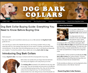 dogbarkcollarguide.com: Dog Bark Collar Buying Guide
Dog Bark Collars - The best source of reviews for TriTronics, Innotek, Dogtra and SportDog electronic dog bark collars. Check it out!