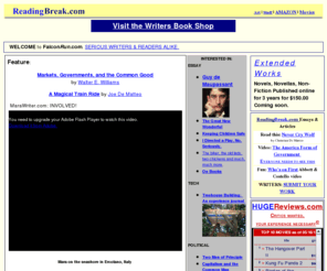 ltgoodlife.com: Read, Write, Read
Publishing Short, Stort Stories, Flash Fiction, Sudden Fiction, Micro fiction, as well as extended fiction and Non-fiction.