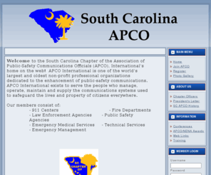 scapco.net: 
South Carolina Association for Public-Safety Communications Officers