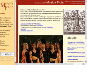 ficta.dk: Vokalensemblet Musica Ficta / Bo Holten
