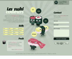 les-sushi-codeurs.info: Engagez votre sushi-codeur sans attendre | Les sushi-codeurs : développeur web freelance
