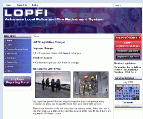 lopfi-prb.com: LOPFI | Arkansas Local Police and Fire Retirement System
LOPFI-PRB Arkansas Local Police and Fire Retirement System