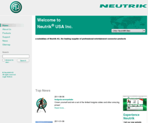 neutrik.com: Neutrik, Connectors, XLR, Speakon, Audio
Neutrik is the leading manufacturer of audio connectors and receptacles. Neutrik produces XLR, plugs, jacks, speaker and power connectors, patch panels, 75 ohm bnc, industrial and RCA connectors.