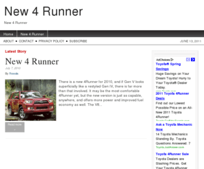 new4runner.com: New 4 Runner
New 4 Runner