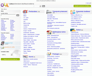 olx.lt: Lietuva Klasifikuoti darbo skelbimai, aukcionai, pardavimai, nekilnojamasis turtas, paslaugos, bendruomenė ir renginiai
Lietuva  siūlo vietinius klasifikuotus darbo skelbimus, aukcionus, parduodamas prekes, nekilnojamąjį turtą, paslaugas, bendruomanę ir renginius - Paskelbkite savo klasifikuotą skelbimą nemokamai