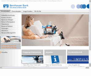 bernhauserbank.biz: Bernhauser Bank
Die etwas andere Bank