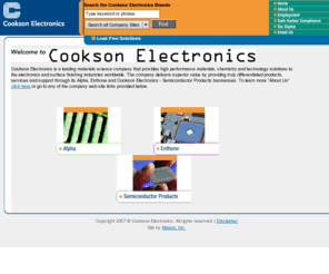 cooksonelectronics.com: Cookson Electronics
