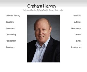 grahamharvey.com: Home - Graham Harvey
speaking consulting coaching facilitation