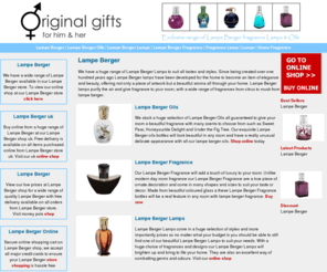 lampe-berger.co.uk: Lampe Berger, Lampe Berger Oils, Lampe Berger Fragrance, Lampe Berger Lamps from Lampe Berger
Wide range of Lampe Berger, Lampe Berger Fragrance, Lampe Berger Oils, Lampe Berger Lamps from original gifts offering Lampe Berger online.