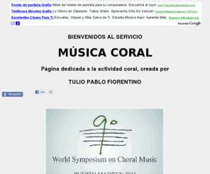 musicacoralnet.com.ar: MÚSICA CORAL
