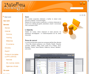 ateneuinformatic.com: L'Ateneu InformàticSom
Empresa d'informàtica amb seu a Tortosa, manteniments informàtics, configuració de xarxes, aplicacions web.