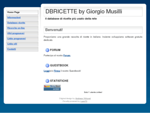 dbricette.it: DBRicette: Home Page
