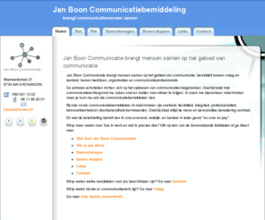 janboon.com: Jan Boon Communicatie
Jan Boon Communicatie communicatieadviseur