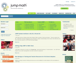 jumpmath.org: What's New — JUMP Math
