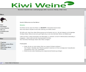 kiwi-wines.biz: Kiwi-Weine - Weinhandlung Odin Grupe
Weinspezialist für Weine aus Neuseeland, Weinshop, Import, Export