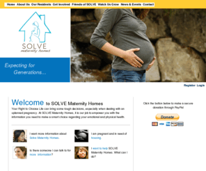 manasotasolve.org: SOLVE Maternity Homes : Expecting for Generations, Bradenton, Sarasota, Florida
SOLVE Maternity Homes helping women and their families with unplanned pregnancies in Bradenton and Sarasota, Florida