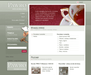 pawro.com: Pawro - antyki, porcelana, srebra
