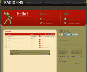 radiohs.com: Stationlist | radioHS.com
