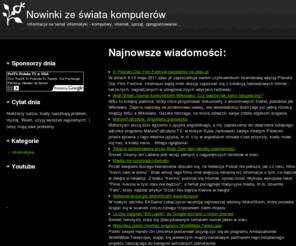 tenisi.info: Wydarzenia z kraju!
Szukasz najnowszych informacji z kraju i ze świata? Bądź na bieżąco! Czytaj najnowsze wiadomości sportowe!