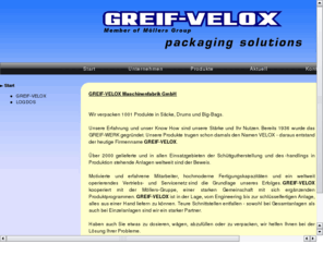 greif-velox.de: GREIF-VELOX Maschinenfabrik GmbH
GREIF-VELOX Maschinenfabrik GmbH - Wir liefern Abfüllanlagen für packfähige Schüttgüter nach kundenspezifischen Anforderungen