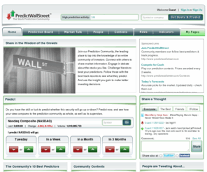 predictionprofit.com: PredictWallStreet.com - the stock prediction community
